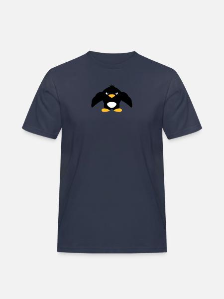 Muscle Penguin - Men's Workwear T-Shirt - navy