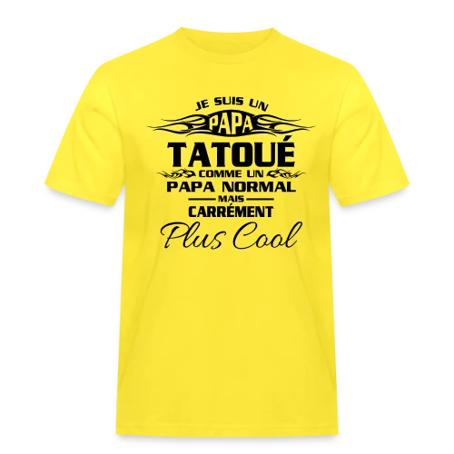 Papa Tatoué Stylé - T-shirt Workwear homme