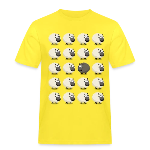 Mouton Noir : L'Esprit Libre - T-shirt Workwear homme