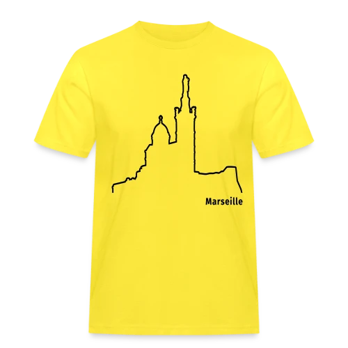 Skyline Marseille Bonne Mère - T-shirt Workwear homme