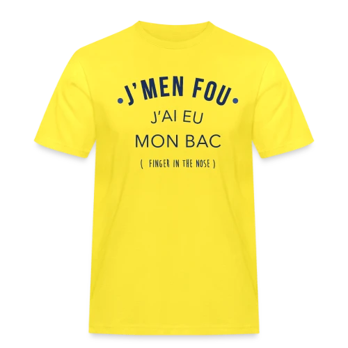 Diplômé du Bac : Mission Accomplie ! - T-shirt Workwear homme