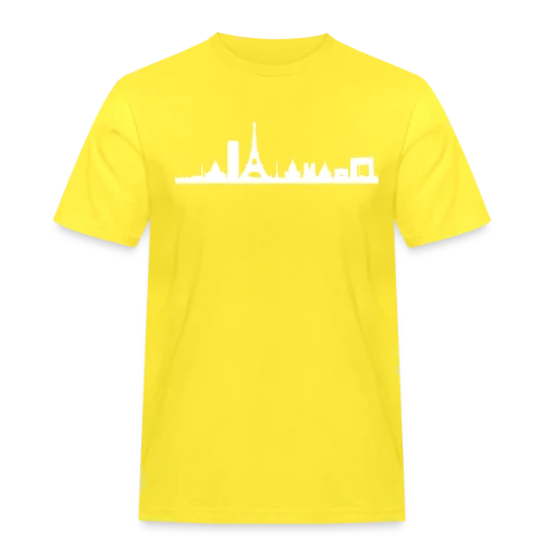 Silhouette Parisienne Élégante - T-shirt Workwear homme