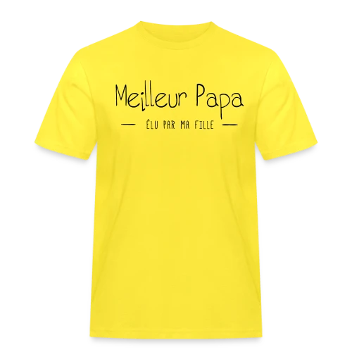 Le Meilleur Papa d'une Fille - T-shirt Workwear homme
