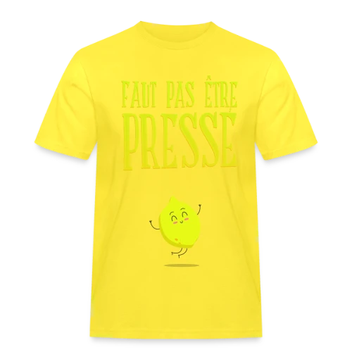 T-shirt Pas Pressé : L'Art de Prendre Son Temps - T-shirt Workwear homme