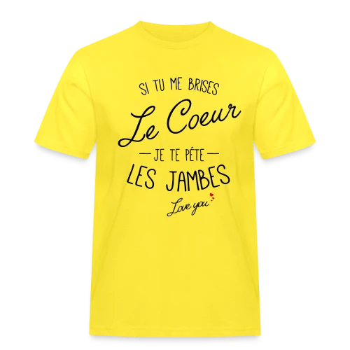 Cœur Brisé, Jambes Cassées ! - T-shirt Workwear homme