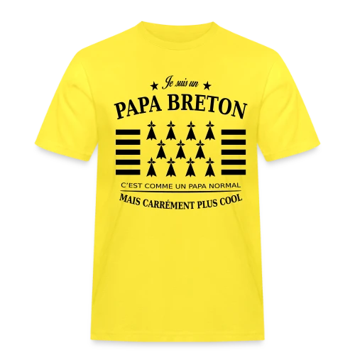 T-shirt Papa Breton Authentique - T-shirt Workwear homme