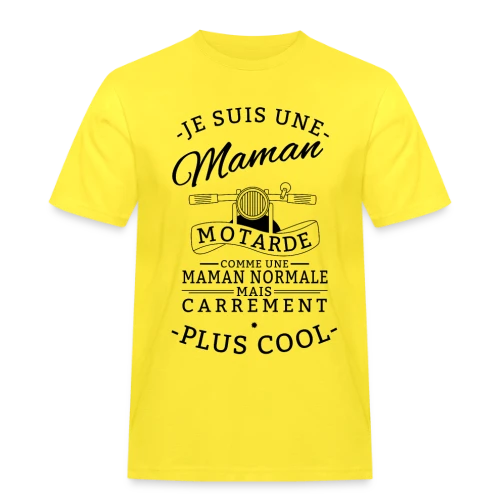 Maman Motarde : L'Asphalte au Coeur - T-shirt Workwear homme