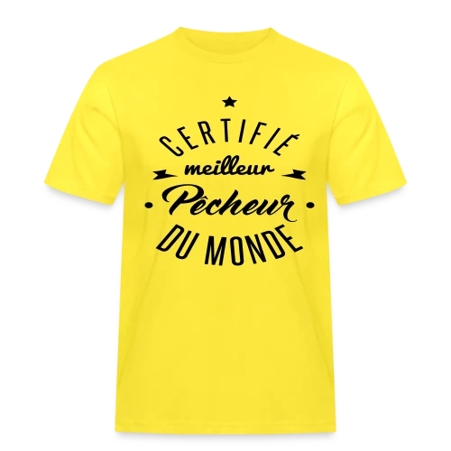 Certifié Meilleur Pêcheur - T-shirt Workwear homme