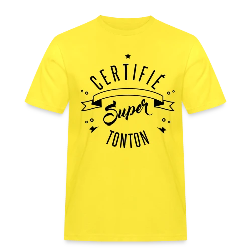 T-shirt Certifié Super Tonton - T-shirt Workwear homme