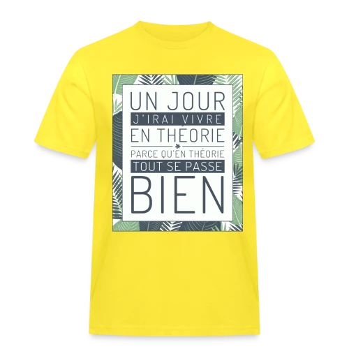 Un Jour J'Irai Vivre en Théorie - T-shirt Workwear homme