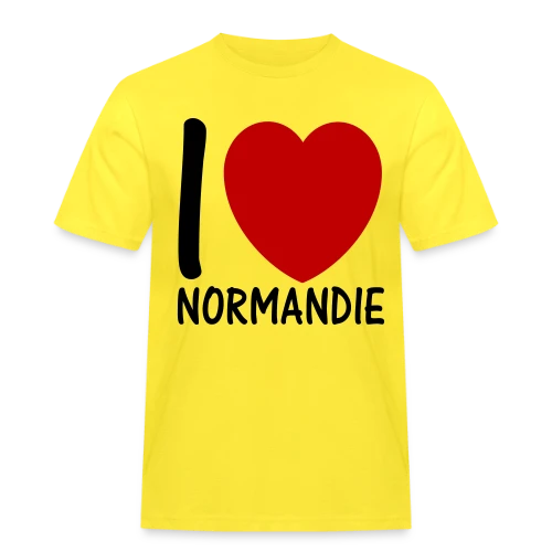 J'aime la Normandie - T-shirt Workwear homme