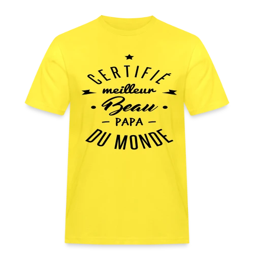 T-shirt Meilleur Beau-Papa du Monde - T-shirt Workwear homme