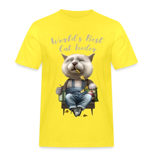 Meilleur Nourrisseur de Chats - T-shirt Workwear homme