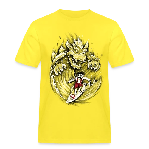 Mario, le Surfeur de Bowser - T-shirt Workwear homme