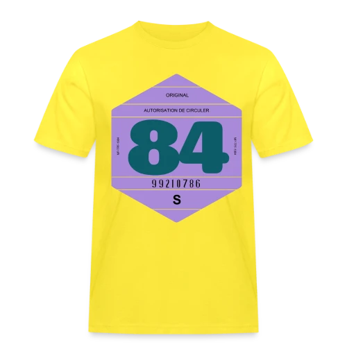 T-shirt Vignette Automobile 1984 Rétro France - T-shirt Workwear homme