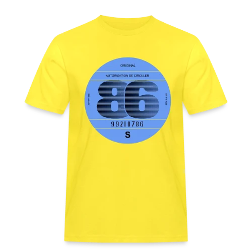 1986: Icône Rétro Automobile Française - T-shirt Workwear homme