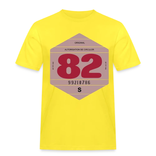 Voiture Rétro 1982 : L'Esprit Vintage Français - T-shirt Workwear homme