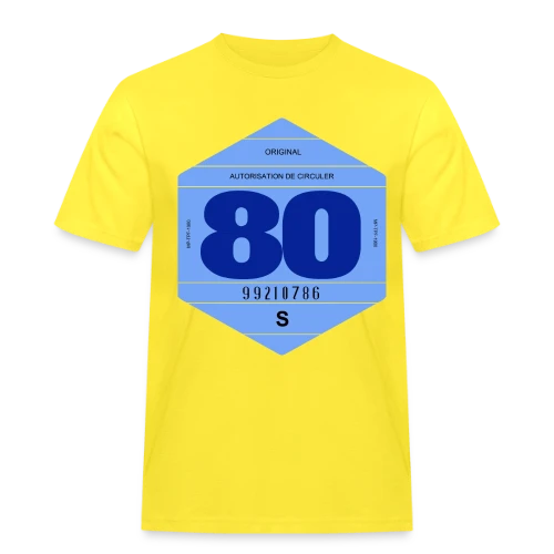 T-shirt Vignette Automobile Rétro France Années 80 - T-shirt Workwear homme