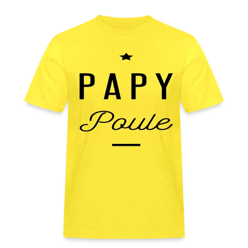 PAPY POULE - T-shirt Workwear homme