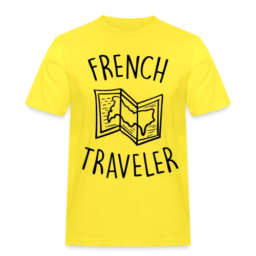 Voyageur Français Carte - T-shirt Workwear homme