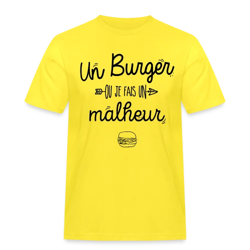 L'Empereur du Burger - T-shirt Workwear homme