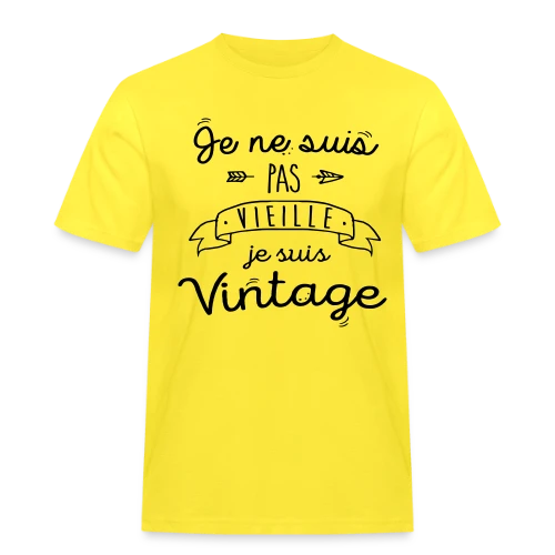 Je suis vintage, pas vieille - T-shirt Workwear homme