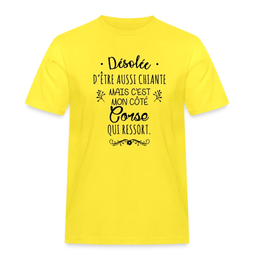 Mon Caractère Corse - T-shirt Workwear homme