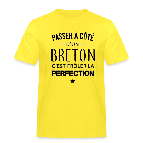 Frôler la Perfection : L'Humour Breton - T-shirt Workwear homme