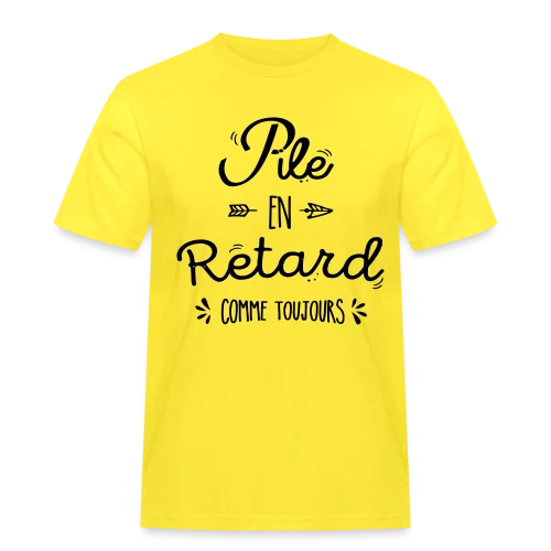 Pile Poil en Retard - T-shirt Workwear homme