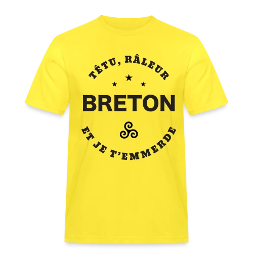 Breton Têtu et Râleur - T-shirt Workwear homme