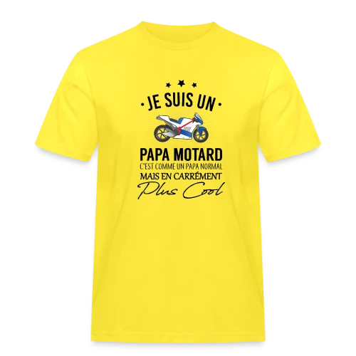 Super Papa Motard - T-shirt Workwear homme