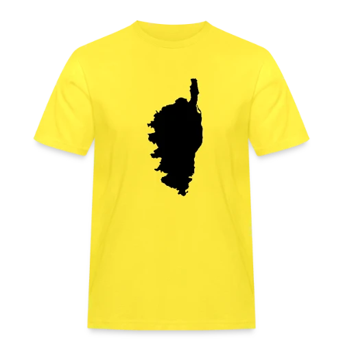 Silhouette Carte Corse - T-shirt Workwear homme