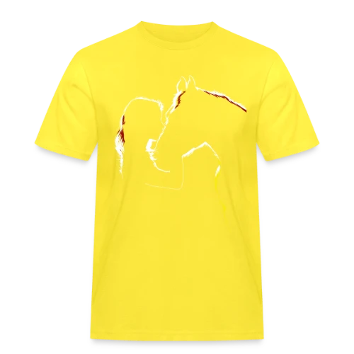 Silhouette Cavalière Abstraite - T-shirt Workwear homme