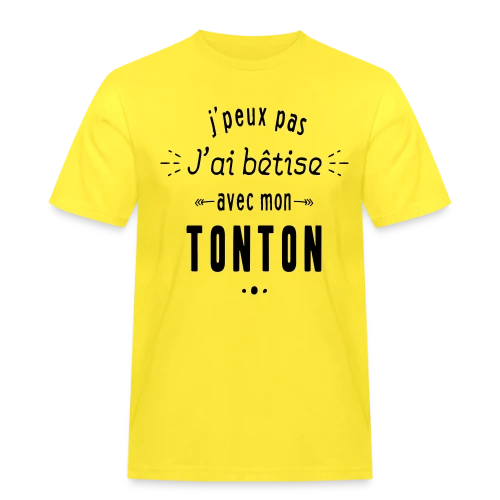 Complice de Bêtises avec Tonton - T-shirt Workwear homme