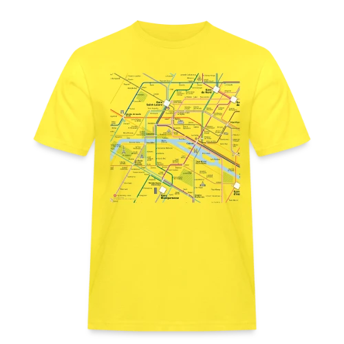 Plan Métro Parisien - T-shirt Workwear homme