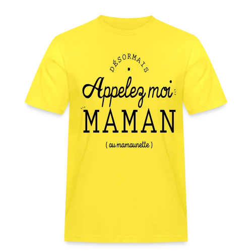 Bientôt Maman : Mon Nouveau Titre - T-shirt Workwear homme