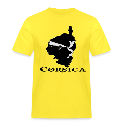 Carte Corse Tête de Maure - T-shirt Workwear homme