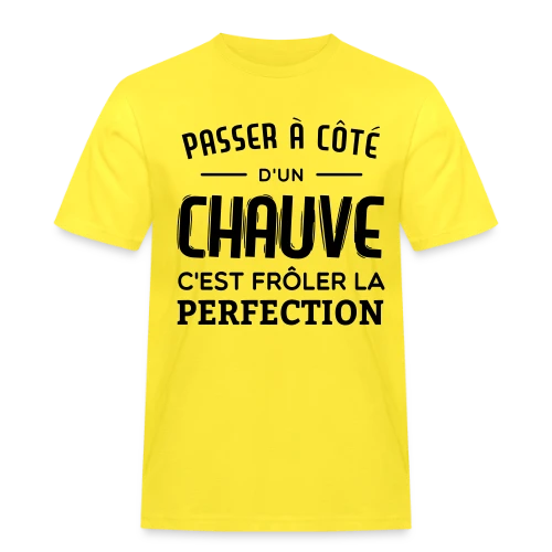Chauve et Parfait : L'Humour Assume
R - T-shirt Workwear homme