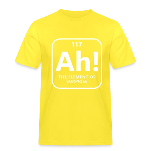 Je suis un Nerd - Atomes et Expériences Science - T-shirt Workwear homme
