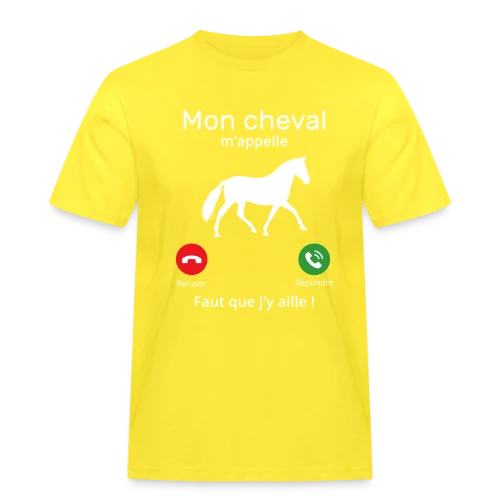 Mon Cheval M'appelle - T-shirt Workwear homme