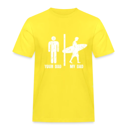T-shirt Papa Surfeur | Plage & Océan - T-shirt Workwear homme