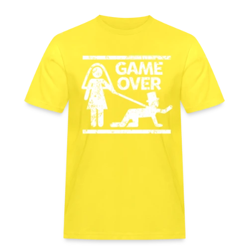 Mariage Game Over Humour - T-shirt Workwear homme