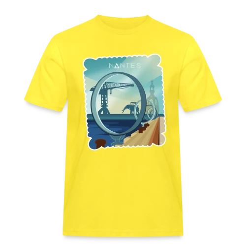 T-Shirt Ville de Nantes - Design Urbain - T-shirt Workwear homme