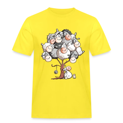 Petit Mouton Laineux Câlin - T-shirt Workwear homme