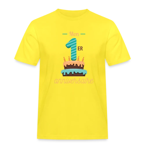 T-shirt Mon Premier Anniversaire Garçon - T-shirt Workwear homme