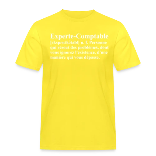 Définition de l'Experte-Comptable | T-Shirt Humour Métier Femme - T-shirt Workwear homme