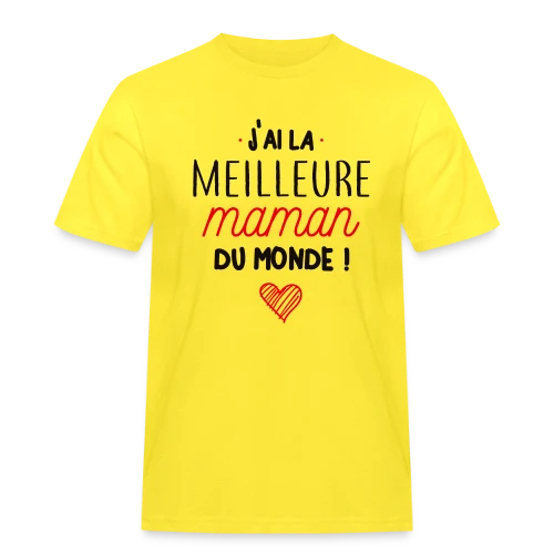 T-shirt La Meilleure Maman du Monde - T-shirt Workwear homme