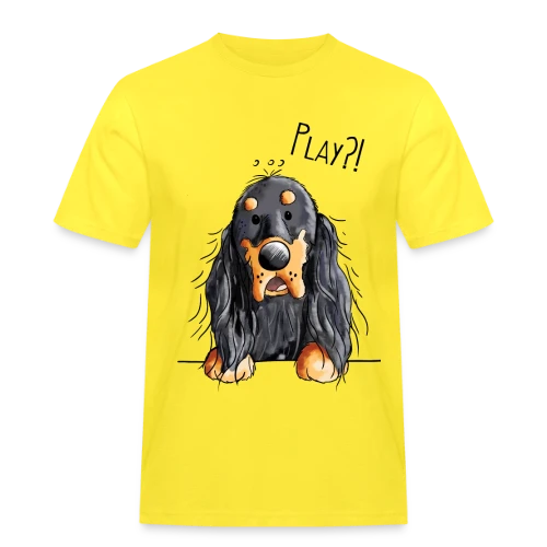 Gordon Setter Rigolo Style BD - T-shirt Workwear homme