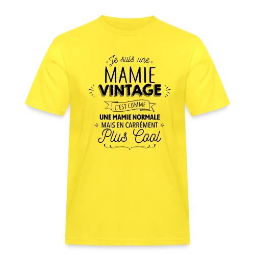 Mamie Vintage, Carrément Plus Cool - T-shirt Workwear homme