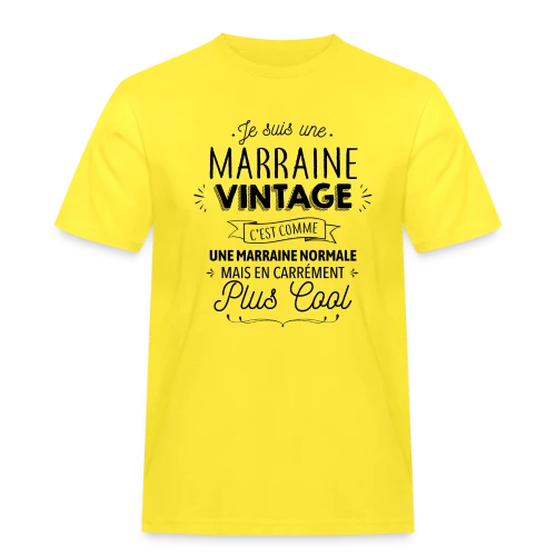 Marraine Vintage : Carrément Plus Cool - T-shirt Workwear homme
